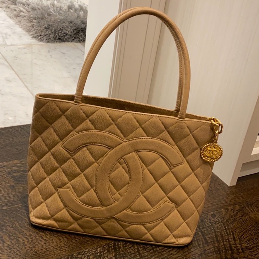 Chanel Medallion Tote Gold Hardware